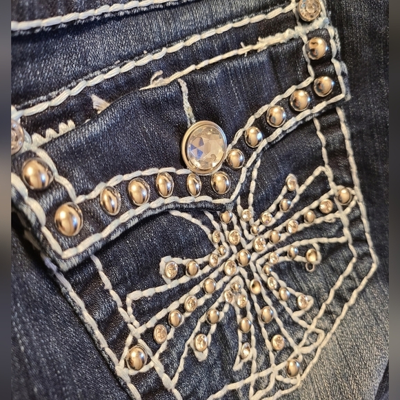 LA Idol mid-rise jeans W35 L34 - Picture 8 of 9